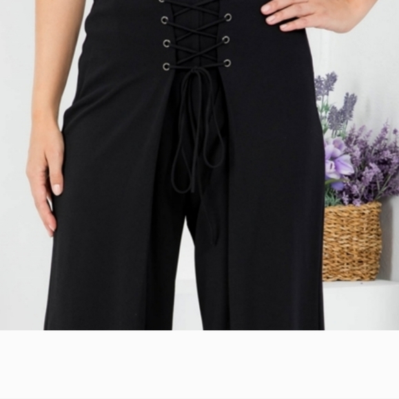 H.P.  WIDE LEG PANTS - Picture 3 of 3